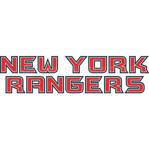 New York Rangers Iron-on Stickers (Heat Transfers)NO.239